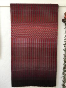 The Hot Border, Rug/Wall Hanging 150x84cm.